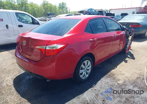 2015 Toyota Corolla Le from USA, damaged, VIN 2T1BURHE5FC375799
